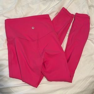 Sonic Pink Align Leggings 25”